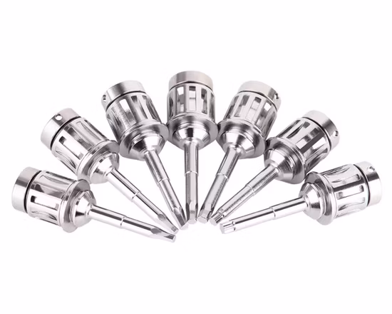 Destornilladores de fijación de implantes dentales Kit protésico de llave dinamométrica universal
