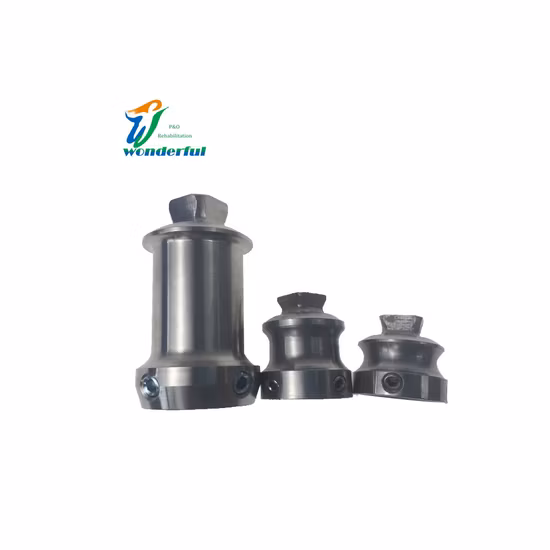 Implante protésico ortopédico Adaptador de pirámide doble para extremidades artificiales Pierna